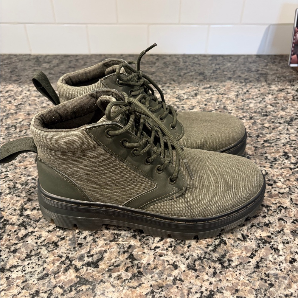 Dr. Martens Olive Green Boots